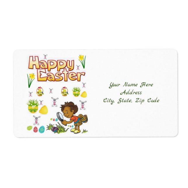 Etiquetas de Pascua (Frente)