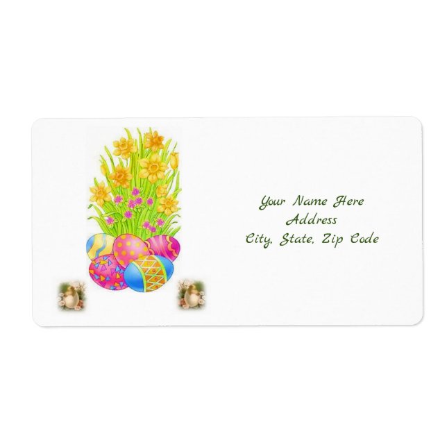 Etiquetas de Pascua (Frente)