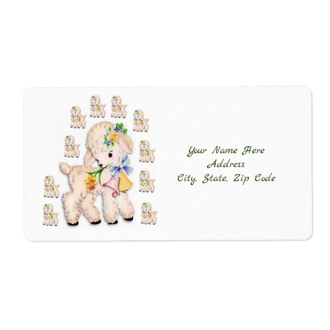 Etiquetas de Pascua (Frente)