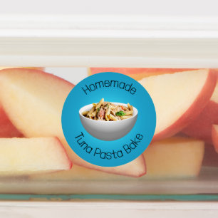 Etiquetas de pastelería de atún