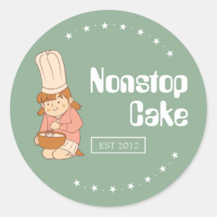Etiquetas de pasteles, etiquetas de panadería, eti