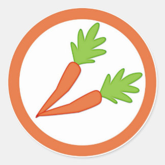 Etiquetas de pegatina de círculo con sabor a zanja