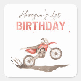 Etiquetas de Pegatina de Fiesta de bicicleta sucia