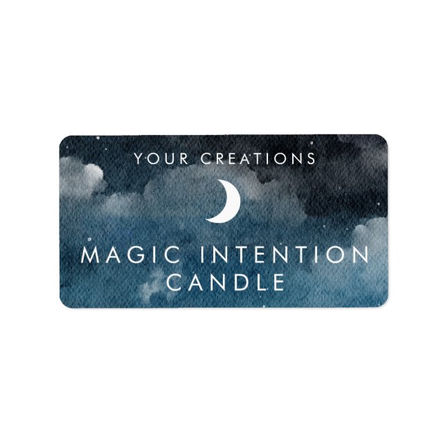 Etiquetas de Pegatina de velas de personalizado (Frente)
