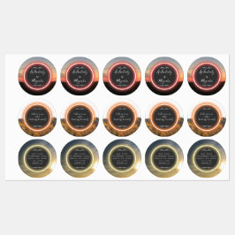 Etiquetas de Pegatinas de citas inspiradoras