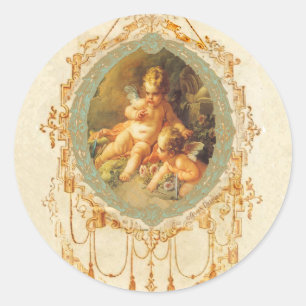 Etiquetas de Pegatinas de diseño de arte ornato de