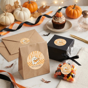 Etiquetas de pegatinas de Halloween de fantasma li