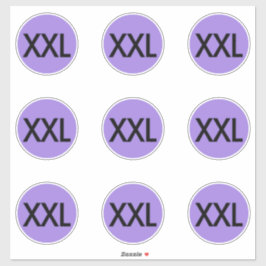 Etiquetas de Pegatinas de tamaño de ropa