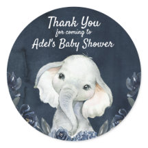 Etiquetas de Pegatinas florales de la Marina Elefa