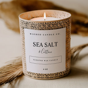 Etiquetas de pegatinas para velas aromáticas para