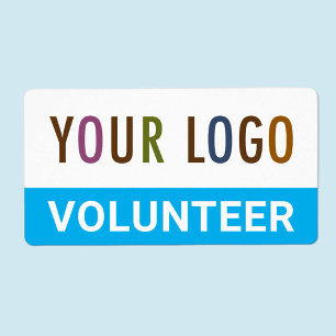 Etiquetas de Pegatinas voluntarios personalizados 