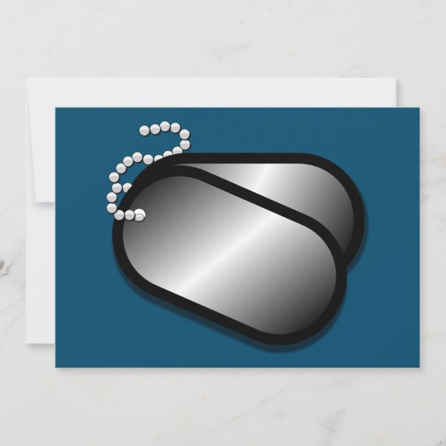 etiquetas de perros militares (Anverso)