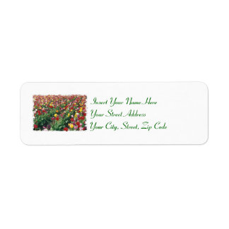 Etiquetas de Personalizable Tulips