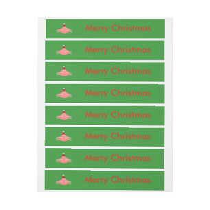 Etiquetas de Personalizados de cangrejo navidades