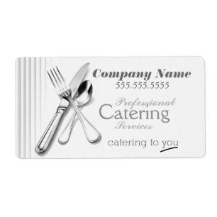 Etiquetas de Personalizados de Servicios de restau