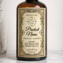 Etiquetas de Poción Apothecary Vintage Logo 