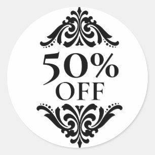 Etiquetas de Porcentaje de Descuento para Tiendas 