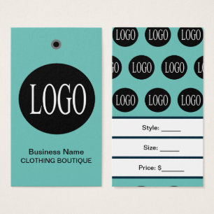 Etiquetas de precio con código de barras de Logo A