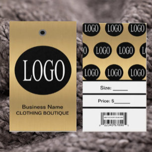 Etiquetas de precio de ropa con código de barras y