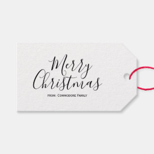 Etiquetas de precios del regalo de Navidad de Feli