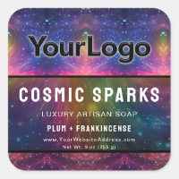 Etiquetas de Producto Artisanal de Galaxia Cósmica