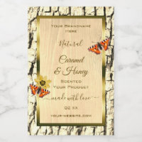 Etiquetas de Producto de Corteza de Árbol con Gran