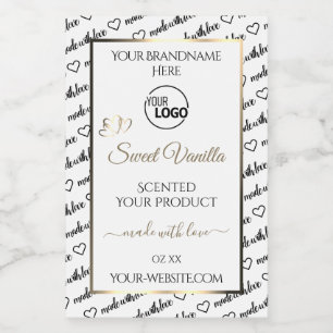 Etiquetas de producto de logotipo de nube de palab