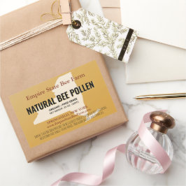 Etiquetas de productos alimenticios para apicultor