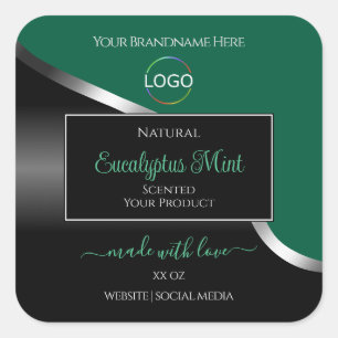 Etiquetas de productos con el logotipo de color ne