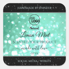 Etiquetas de productos con el logotipo del Purpuri