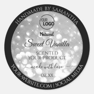 Etiquetas de productos con logotipo de las estrell