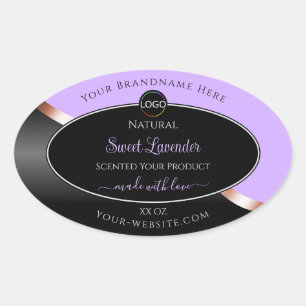 Etiquetas de productos con logotipo de Rosa de Oro