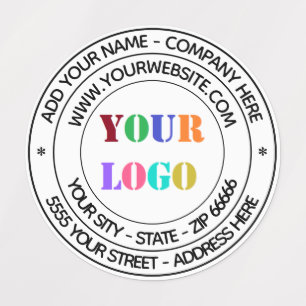 Etiquetas de productos con logotipo de su empresa 