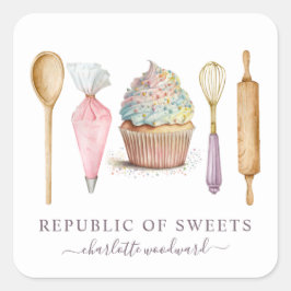 Etiquetas de productos de Baker Pastry Chef Baker