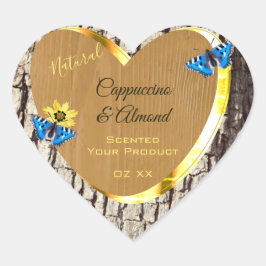 Etiquetas de productos de grano de madera de paja 