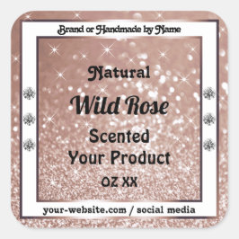 Etiquetas de productos de joyas Rosa Gold Purpurin