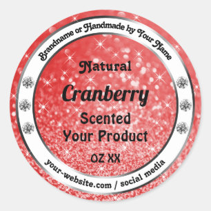 Etiquetas de productos de Purpurina de esparkling 