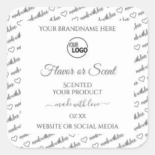 Etiquetas de productos en la nube de palabras en b