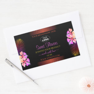 Etiquetas de productos exóticos Logo de Flores Rai