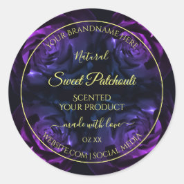 Etiquetas de productos florales Rosas de flores mo