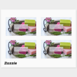 Etiquetas de productos para creadores de jabón nat