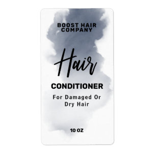 Etiquetas de productos para el cuidado del pelo gr