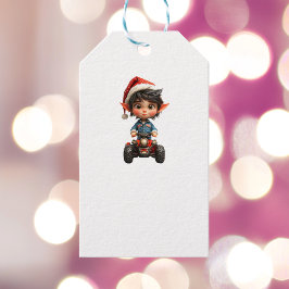 Etiquetas de regalo blancas para Navidades de todo