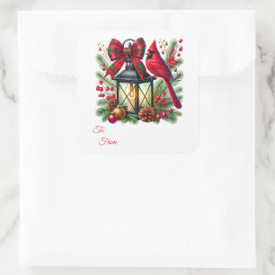 Etiquetas de regalo con adhesivo de Navidad