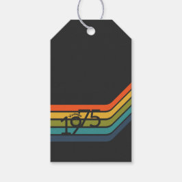 Etiquetas de regalo con diseño retro vintage de 19