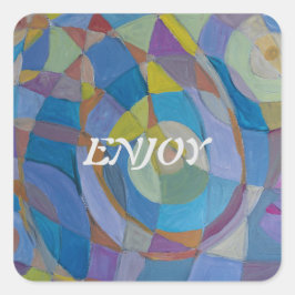 ETIQUETAS DE REGALO CON PEGATINAS.