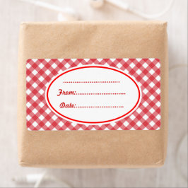 Etiquetas de regalo de alimentos de cocina de ging
