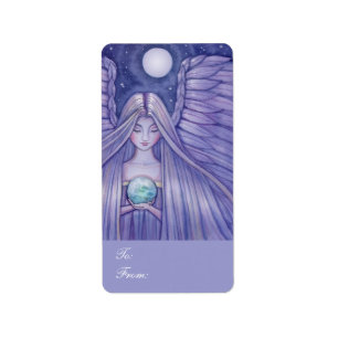Etiquetas de regalo de Ángel de las fiestas