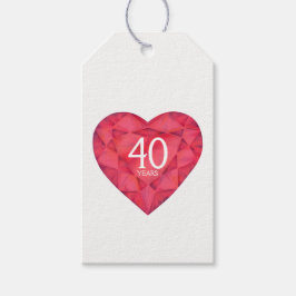 Etiquetas de regalo de arte de color acuático de j