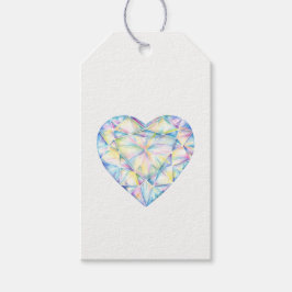 Etiquetas de regalo de arte de la acuarela del cor